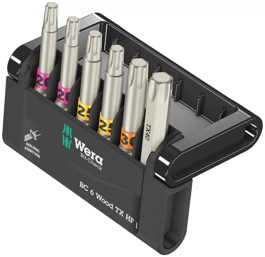Etui 6 Embouts Torx® Wood Wera 1 Etui 6 Embouts Torx® Wood Wera