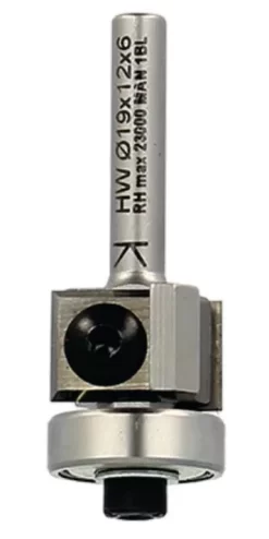 Mèche D'affleureuse à Plaquettes Carbure Réversibles + Guide