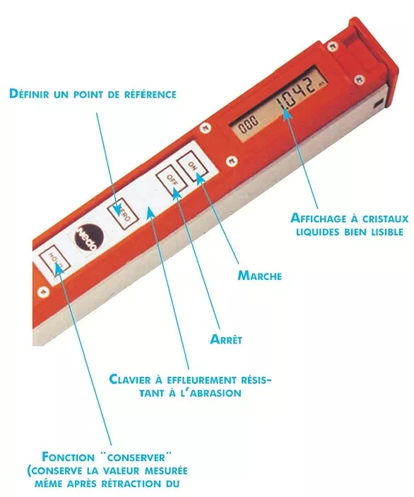Mesure Télescopique Nedo MEsstronic Easy 2 Mesure Télescopique Nedo MEsstronic Easy – Image 2