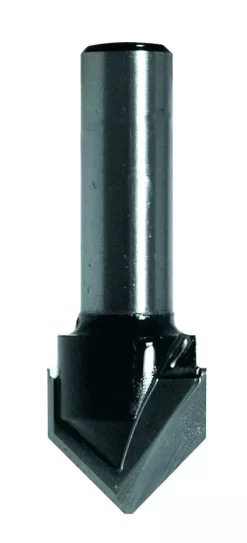 Mèche Profil à Rainure En V à 90° Carbure 2 Coupes