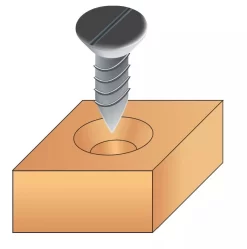Mèche Bois Avec Fraisoir HSS Leman -Outil De Maison Boutique SET 17818 1
