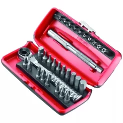 FACOM Clé à Douille : Coffret Cliquet Porte-embout - Réf. R.PEJ31PB