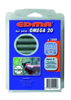 EDMA Cisaille : Agrafes Omega 20 10 EDMA Cisaille : Agrafes Omega 20 -Outil De Maison Boutique SET 30785