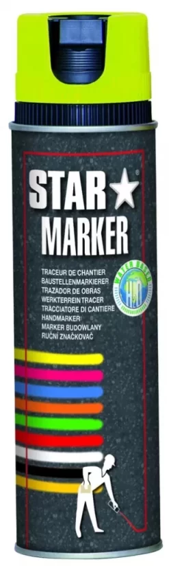 Traceur De Chantier Provisoire : Traceur De Chantier Star Marker - Ampere System -Outil De Maison Boutique SET 31867