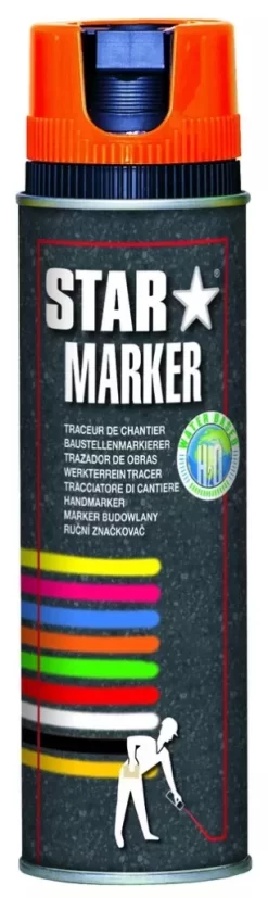 Traceur De Chantier Provisoire : Traceur De Chantier Star Marker - Ampere System -Outil De Maison Boutique SET 31870
