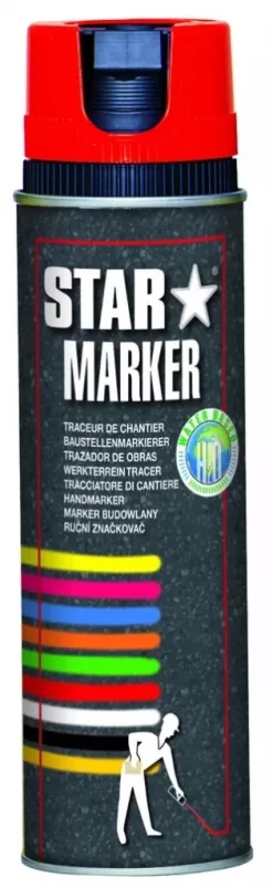 Traceur De Chantier Provisoire : Traceur De Chantier Star Marker - Ampere System -Outil De Maison Boutique SET 31872