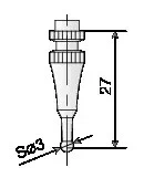 Touche Palpeur 3D Courte Diamètre 3