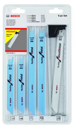 Etui De Lames Pour Scie Sabre Bois/métal Bosch