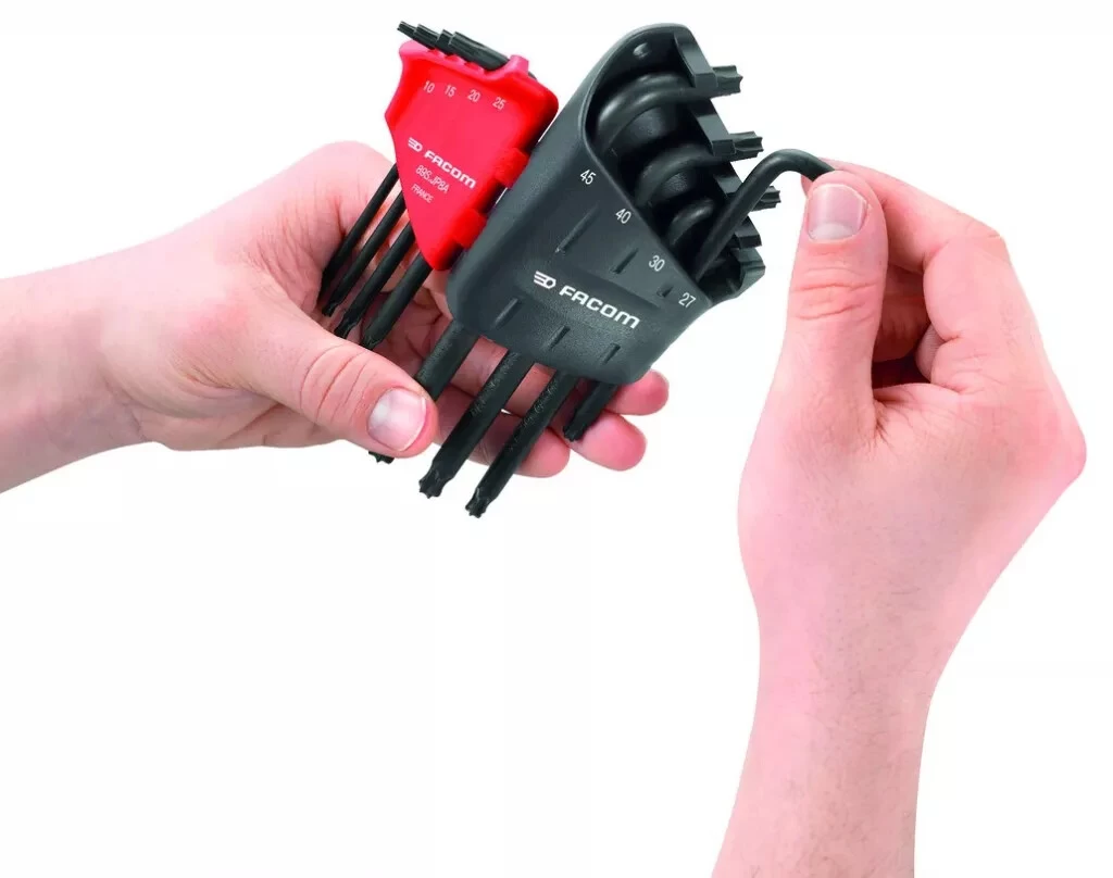 FACOM Clé Mâle : Jeu De Clés à Tête Sphérique En étui Série Longue - Série 89S.JP8A 2 FACOM Clé Mâle : Jeu De Clés à Tête Sphérique En étui Série Longue - Série 89S.JP8A – Image 2