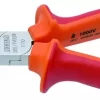 Pince à Becs Demi-ronds Gainage BI Isolée VDE Unior Tools