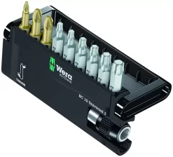 Wera Composition D'embouts : Embouts De Vissage Bit-Checks® + Porte-embout Rapidaptor 1/4 -Outil De Maison Boutique SET 47518