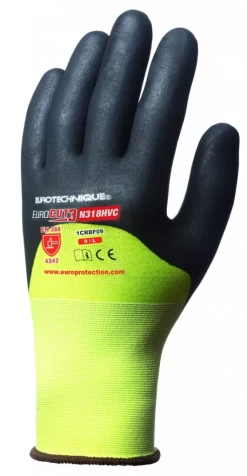 Eurocut N318HVC Enduit 3/4 Paume Doigt Micro-mousse