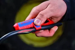 KNIPEX Couteau à Dégainer : Outil à Dégainer Ergostrip -Outil De Maison Boutique SET 49680