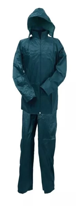 Ensemble De Pluie Nylon Bleu Faherma