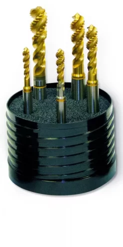 Coffret 5 Tarauds Borgnes Hélicoïdaux Powertape