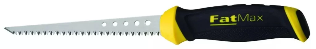 Scie à Guichet Bimatière - Forme Couteau Stanley 1 Scie à Guichet Bimatière - Forme Couteau Stanley