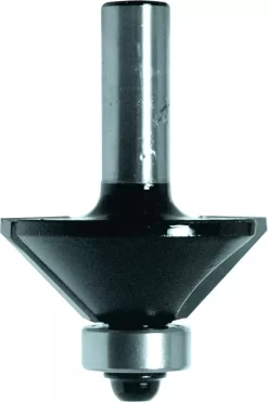 Fraise à Bois : Mèche D'affleureuse à Chanfreiner Carbure -Outil De Maison Boutique SET 63401