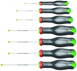 FACOM Jeu De 7 Tournevis Torx Et Resistorx Protwist - ATXR.J7PB