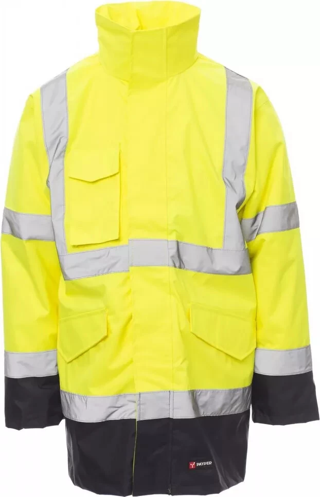 Vêtement De Travail : Parka 4 En 1 Haute Visibilité DOCKYARD 1 Vêtement De Travail : Parka 4 En 1 Haute Visibilité DOCKYARD