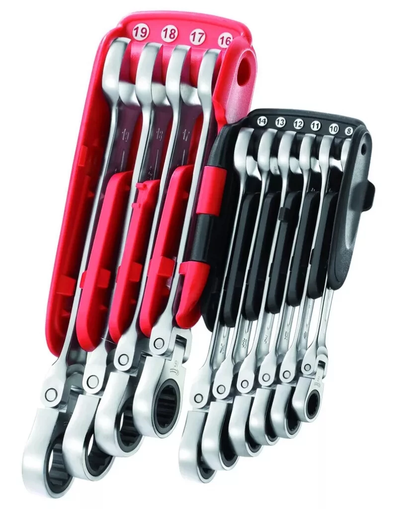 FACOM Clé Mixte : Jeu De 10 Clés Mixtes à Cliquet Articulées - 467BF.JP10 2 FACOM Clé Mixte : Jeu De 10 Clés Mixtes à Cliquet Articulées - 467BF.JP10 – Image 2