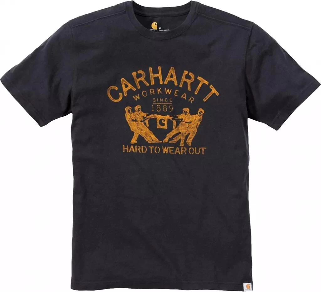 Vêtement De Travail : T-shirt Coton Manches Courtes Avec Logo Vintage 1 Vêtement De Travail : T-shirt Coton Manches Courtes Avec Logo Vintage