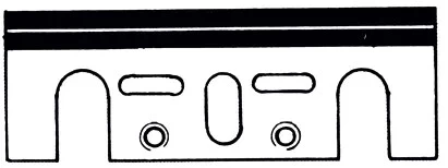 Jeu De 2 Fers De Rabot Réaffûtables - Acier HSS 2 Jeu De 2 Fers De Rabot Réaffûtables - Acier HSS – Image 2