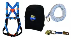 Harnais De Sécurité Tractel : Kit Anti-chute Complet 100ans 150kg + Sac A Dos