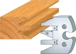 Jeu De 2 Couteaux Profilés - Hauteur 50 Mm -Outil De Maison Boutique SET 7967 1