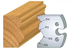 Jeu De 2 Couteaux Profilés - Hauteur 50 Mm -Outil De Maison Boutique SET 7972