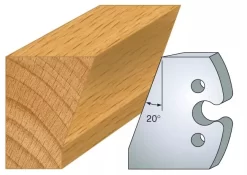 Jeu De 2 Couteaux Profilés - Hauteur 50 Mm -Outil De Maison Boutique SET 7975