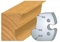 Jeu De 2 Couteaux Profilés - Hauteur 50 Mm -Outil De Maison Boutique SET 7977