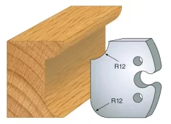 Jeu De 2 Couteaux Profilés - Hauteur 50 Mm -Outil De Maison Boutique SET 7986