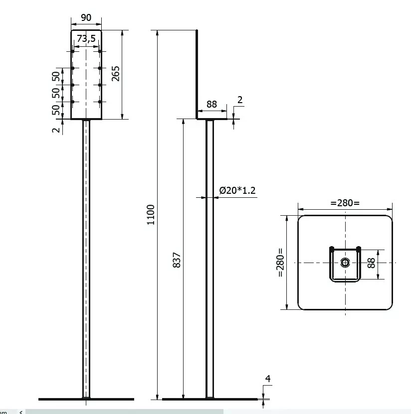 Support Pour Flacon De Gel Hydro-alcoolique 2 Support Pour Flacon De Gel Hydro-alcoolique – Image 2