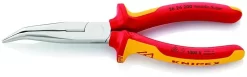 KNIPEX Pince à Becs : Pince Droite Becs Demi-rond Isolée 1000 V