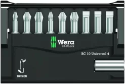 Wera Composition D'embouts : Embouts De Vissage Bit-Checks® + Porte-embout Standard 1/4 -Outil De Maison Boutique SET 84718