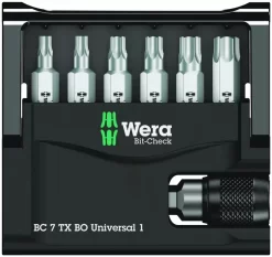 Wera Composition D'embouts : Embouts De Vissage Bit-Checks® + Porte-embout Standard 1/4