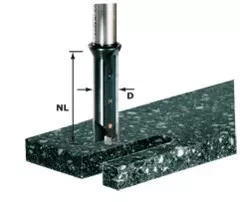 Fraise à Rainurer à Plaquette