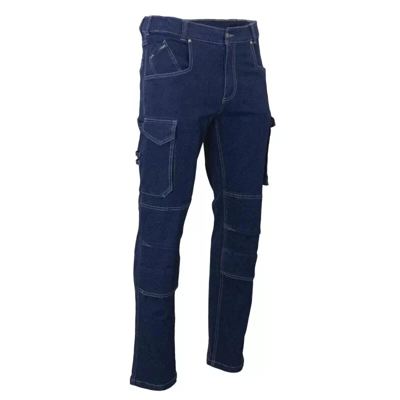 Pantalon Denim Baril Multipoches LMA 1 Pantalon Denim Baril Multipoches LMA