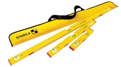Stabila Set 3 Niveaux à Bulle 80 AS