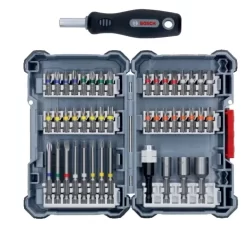 Coffret 44 Embouts De Vissage + Tournevis Manuel