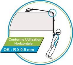 Harnais De Sécurité Tractel : Antichute à Rappel Automatique à Câble Galva Blocfor 10 ESD G 150kg 5 Harnais De Sécurité Tractel : Antichute à Rappel Automatique à Câble Galva Blocfor 10 ESD G 150kg -Outil De Maison Boutique SET 92038 1