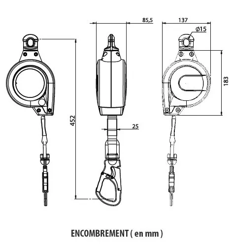 Antichute à Sangle à Rappel Automatique Neofeu 2 Antichute à Sangle à Rappel Automatique Neofeu – Image 2