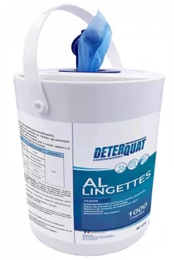 Droguerie : Seau 1000 Lingettes Desinfectantes Anti Bacterienne Sans Rincage