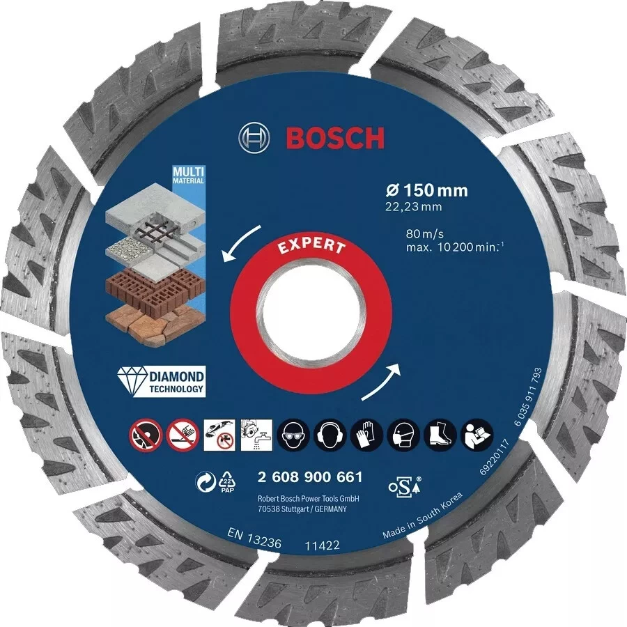 Disque Diamant - Multimaterial Bosch 1 Disque Diamant - Multimaterial Bosch