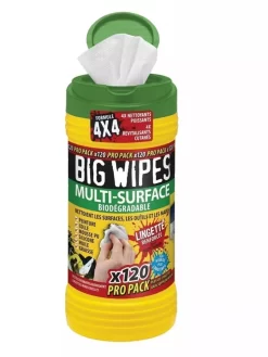 Serviettes Nettoyantes Big Wipes Hilaire S.A