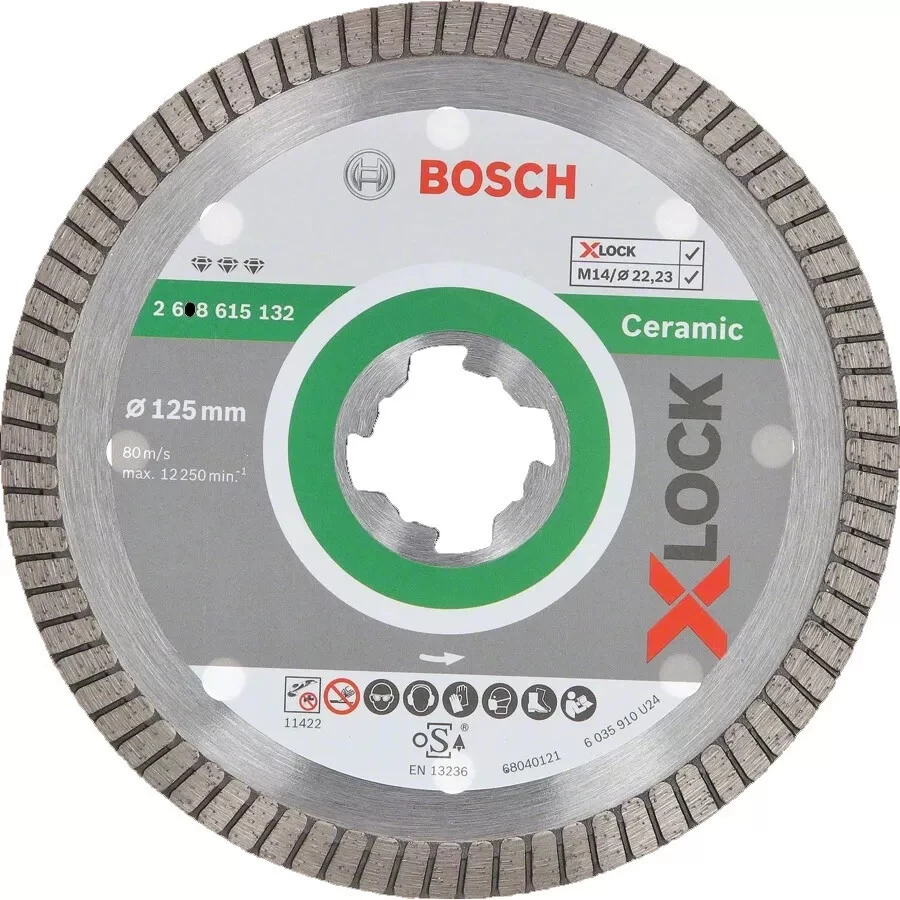 Disque à Tronçonner X-LOCK Turbo Bosch 1 Disque à Tronçonner X-LOCK Turbo Bosch