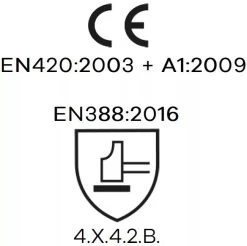 Eurocut N318HVC Enduit 3/4 Paume Doigt Micro-mousse -Outil De Maison Boutique SET 98463