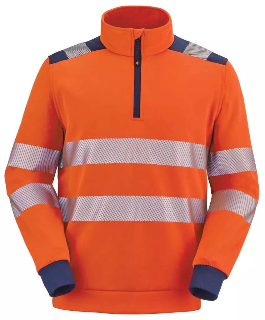 Sweat Haute Visibilité Zippé - Classe II Cepovett 1 Sweat Haute Visibilité Zippé - Classe II Cepovett