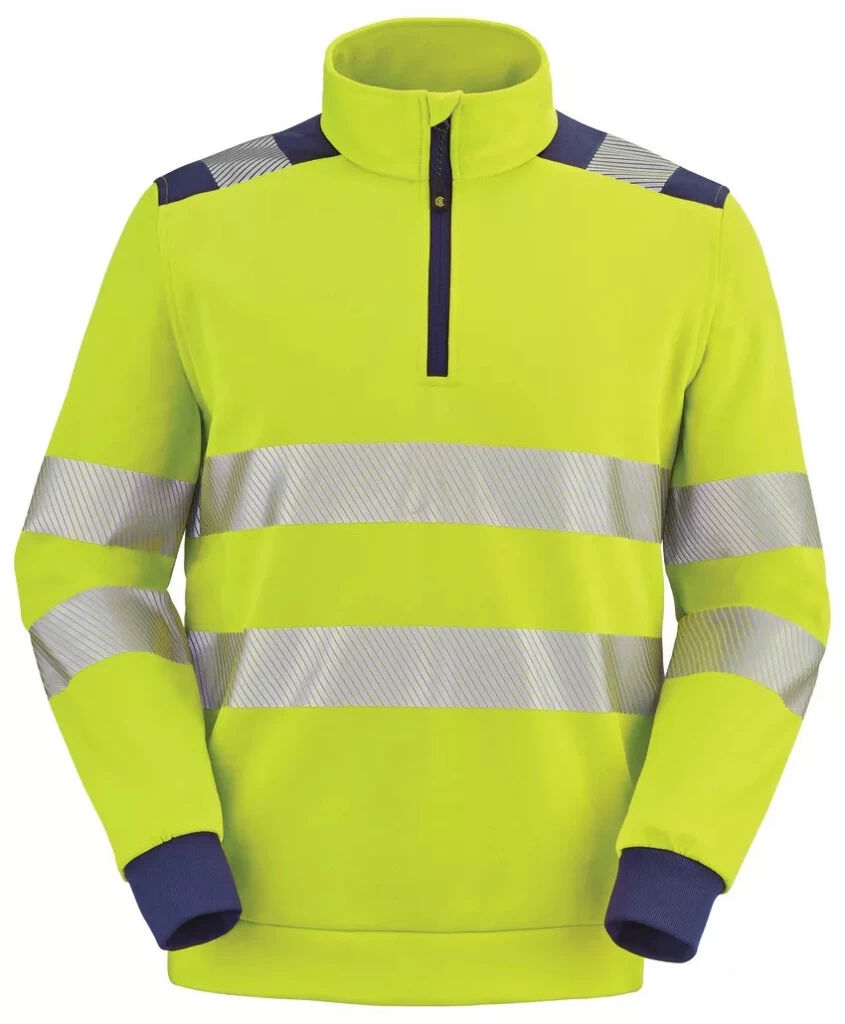 Sweat Haute Visibilité Zippé - Classe II Cepovett 5 Sweat Haute Visibilité Zippé - Classe II Cepovett – Image 5