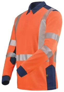 Polo Haute Visibilité Manches Longues - Classe II Cepovett -Outil De Maison Boutique SET 98662